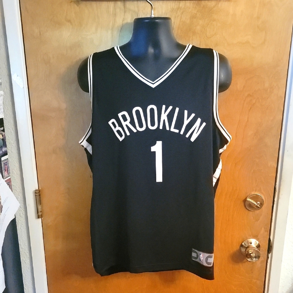 Brooklyn Nets D'Angelo Russell Fanatics Black Fast Break Replica Jersey Size L